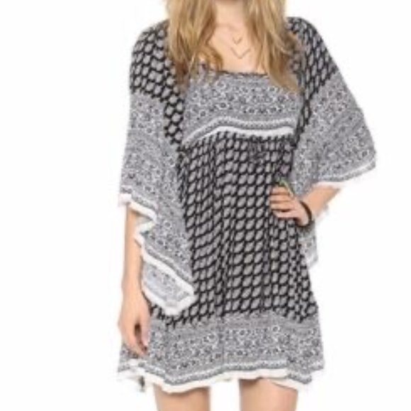 Free People Dresses & Skirts - FREE PEOPLE Heart Of Gold Mini Dress Boho Tunic M